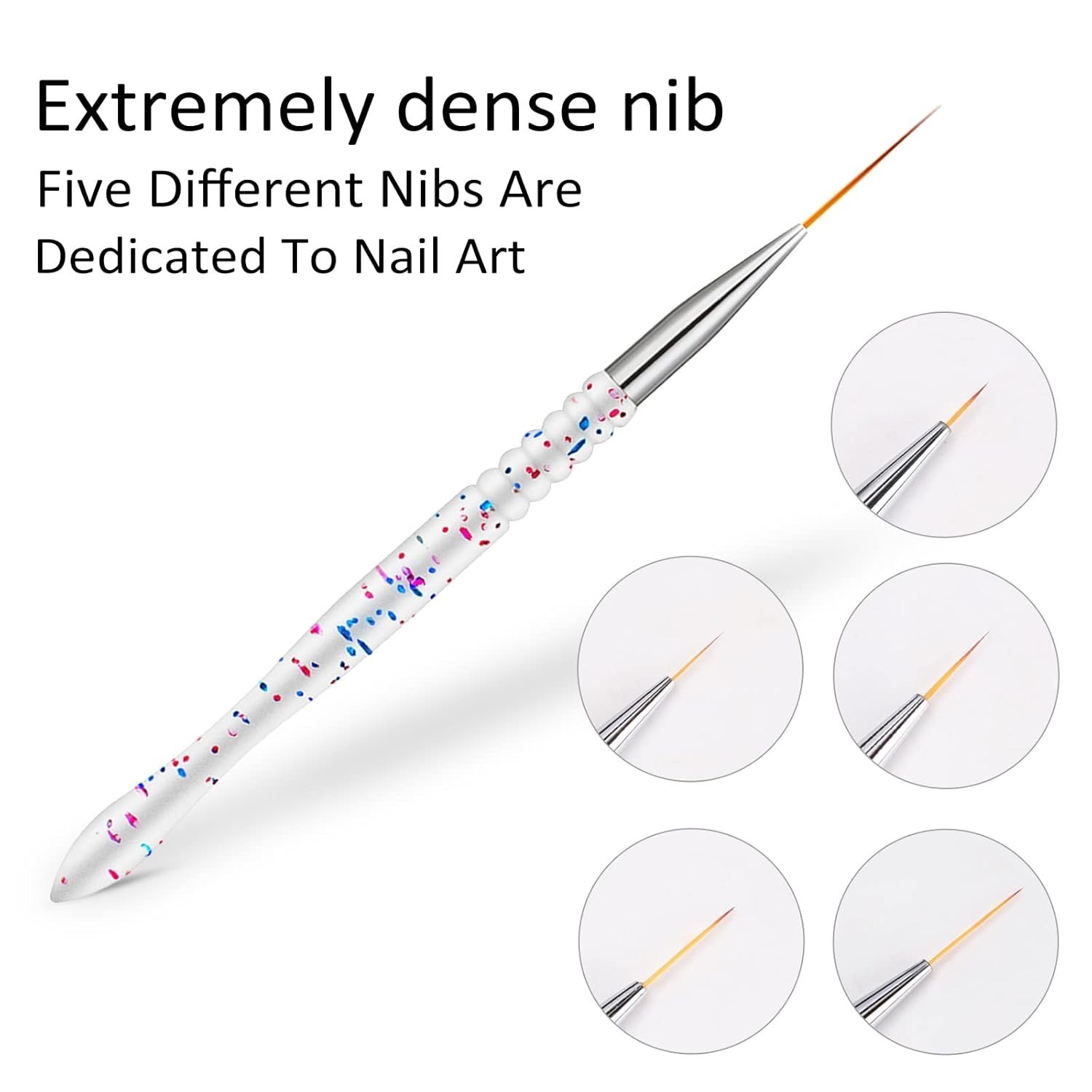 Luxury Nail Art Liner Brush Set – 5 Sizes for Detailed Nail Designs and More
