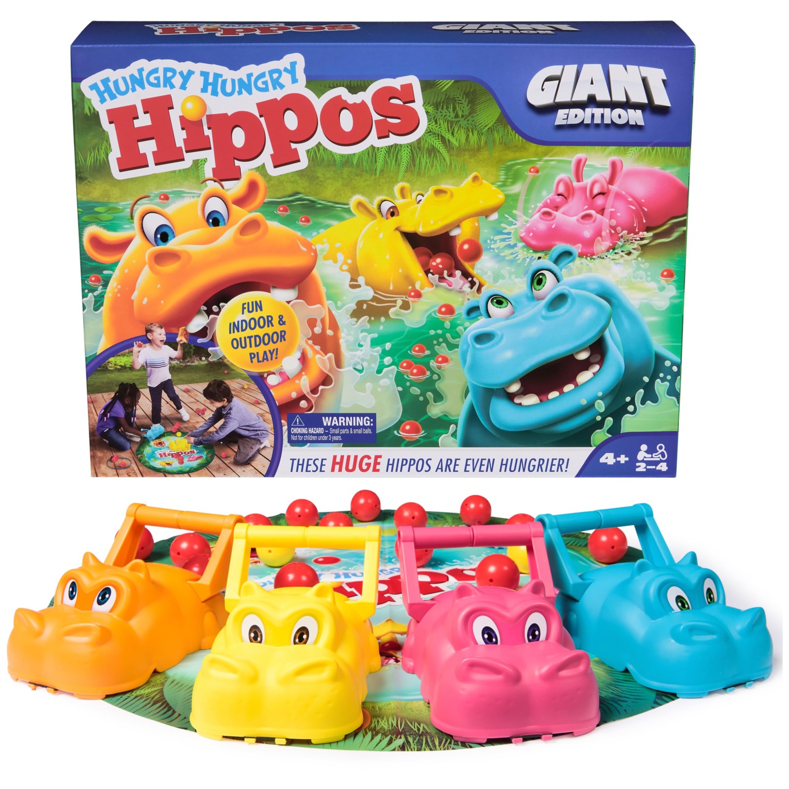 Spin Master Games, Hungry Hippos Giant One Size,