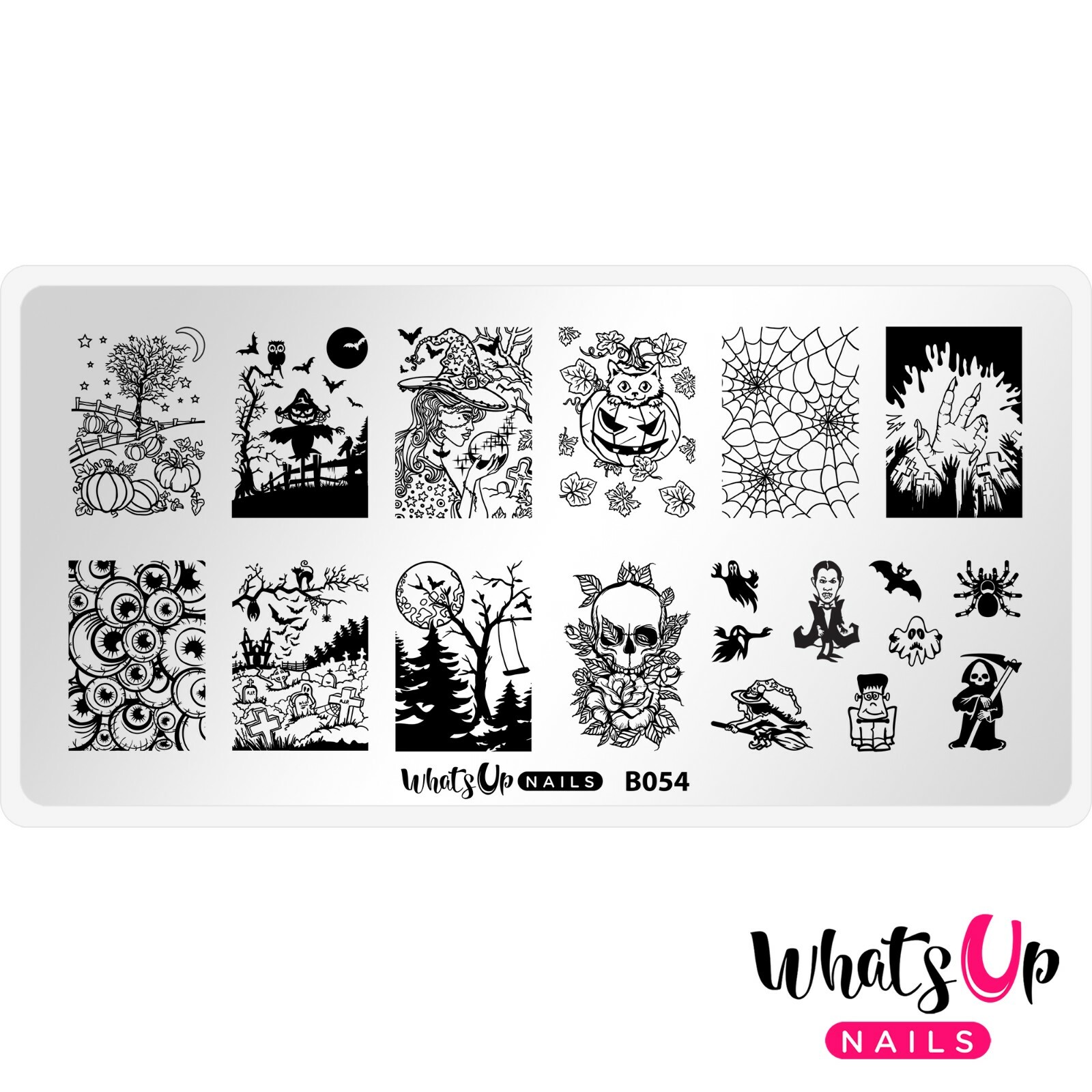 B054 Haul ‘r Win Stamping Plate For Stamped Nail Art Design