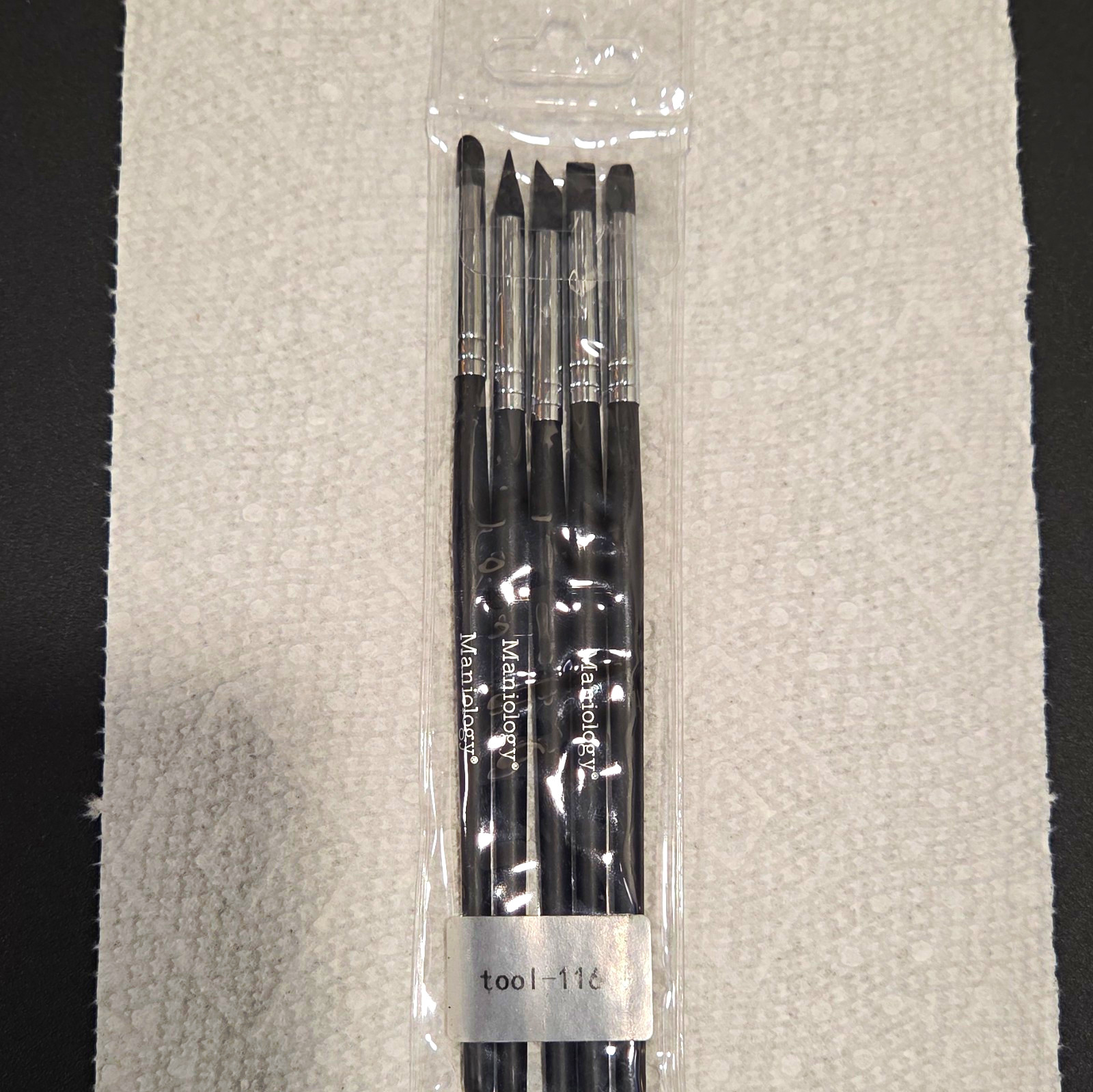 Maniology 5pc Silicone Nail Art Tools tool-116