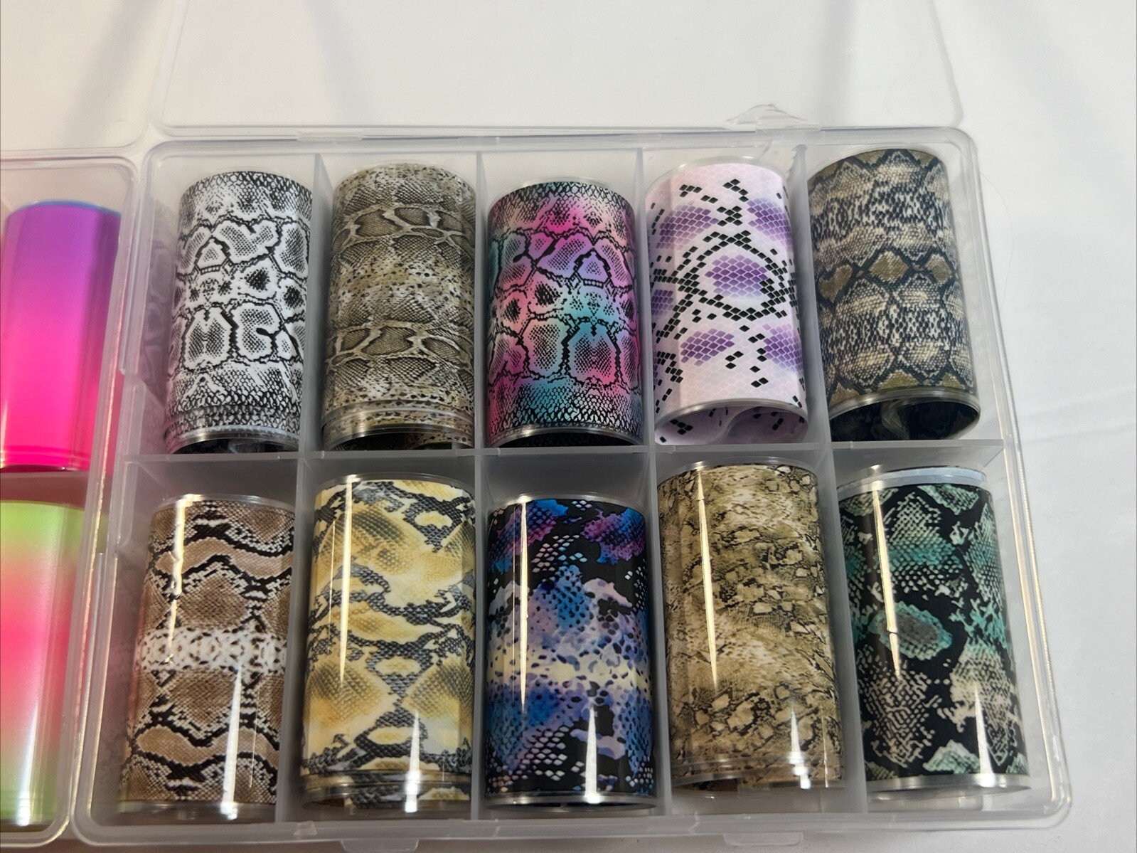 2-nail transfer foil,foil For Acrylic Nails, foil para uñas acrilicas Never Used