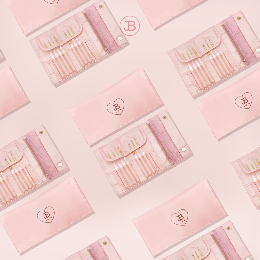 GRACIA JIN.B Ivy Nail Brush 7pcs Set with Case Liner Art Gel Brush Korea