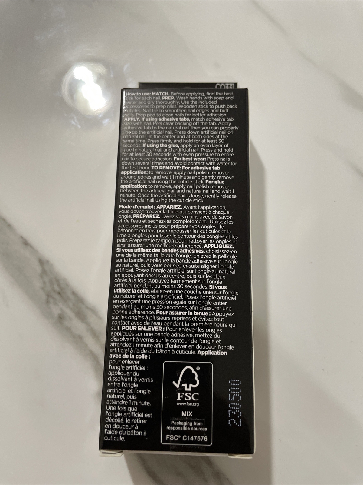Sally Hansen Perfect Manicure Salon Effect, Meet Me in the Metal-24 Coffin Nails