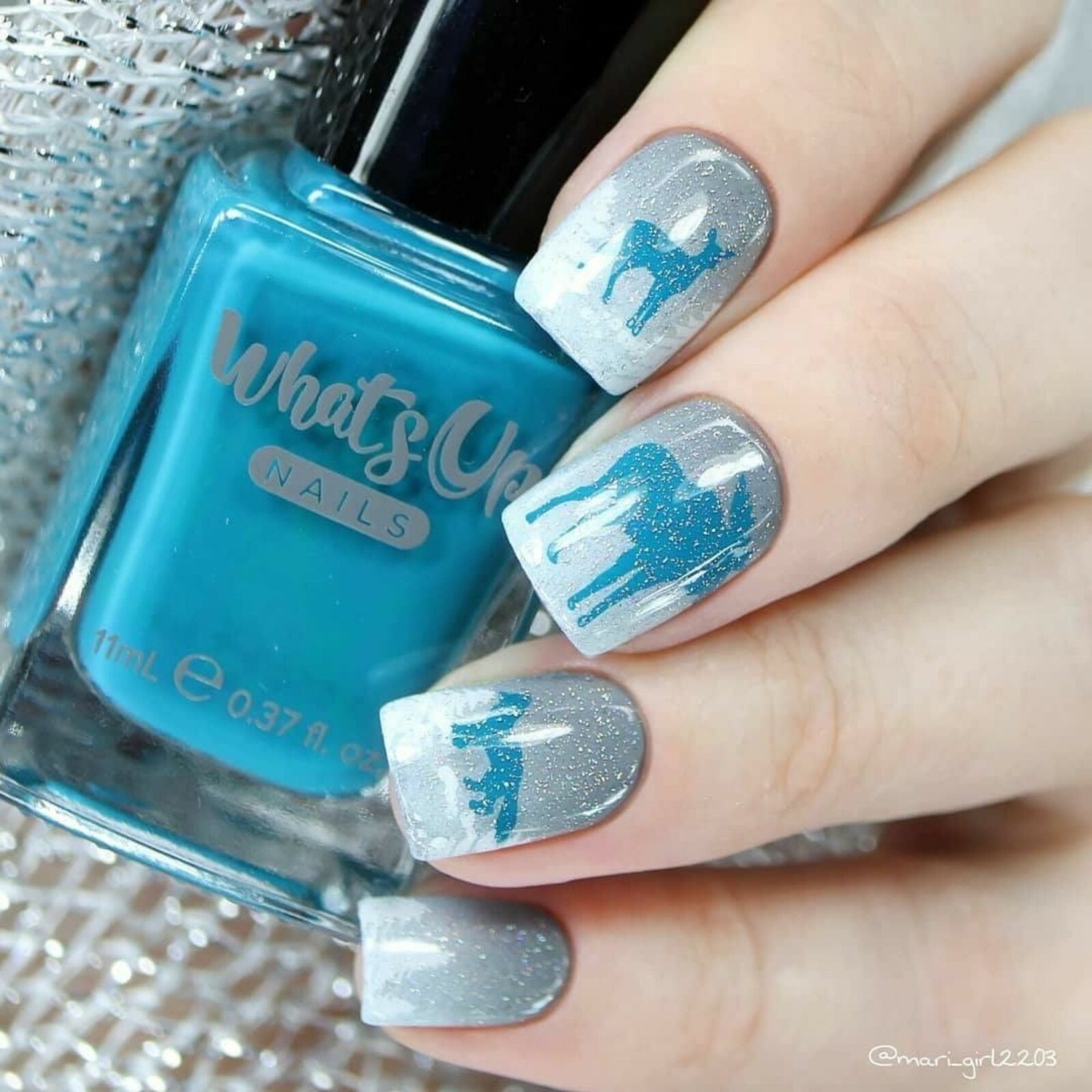 Whats Up Nails – Not a Big Teal Stamping Polish (Teal), Nail Polish for Nail Art