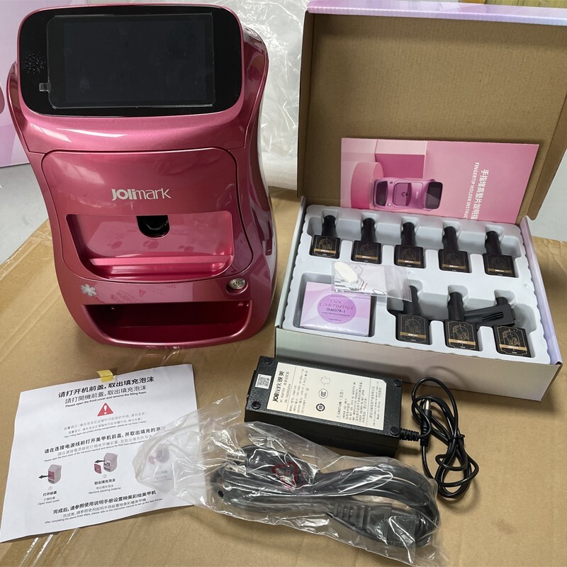 3D Touch Screen Nail Printer APP DIY Auto Nail Art Printing Machine w/ Gel Dryer