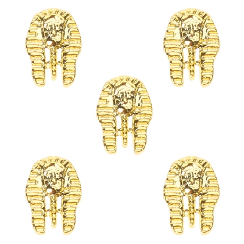 10PCS Egyptian Pharaoh Nail Art Decorations Cleopatra Nail Art Charm Decorations