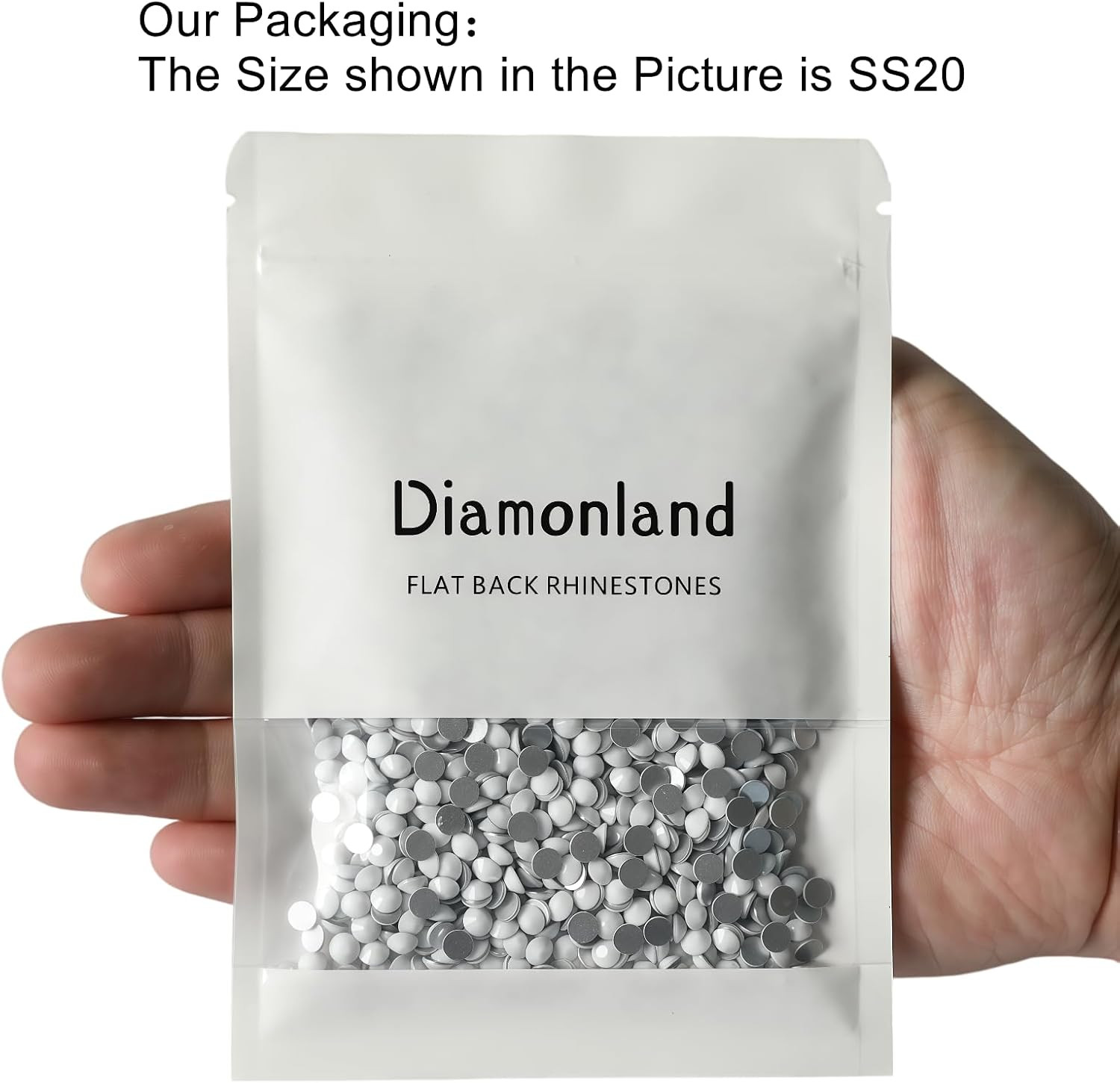 Flatback Glass Crystal Rhinestones Rounds Gems for Bedazzling Nails Art Crafts D