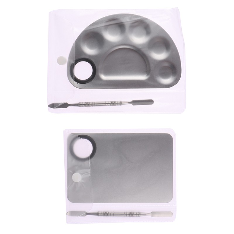 Makeup Mixer Nail Art Polish Mixing Plate Foundation Eyeshadow Mixer Palette