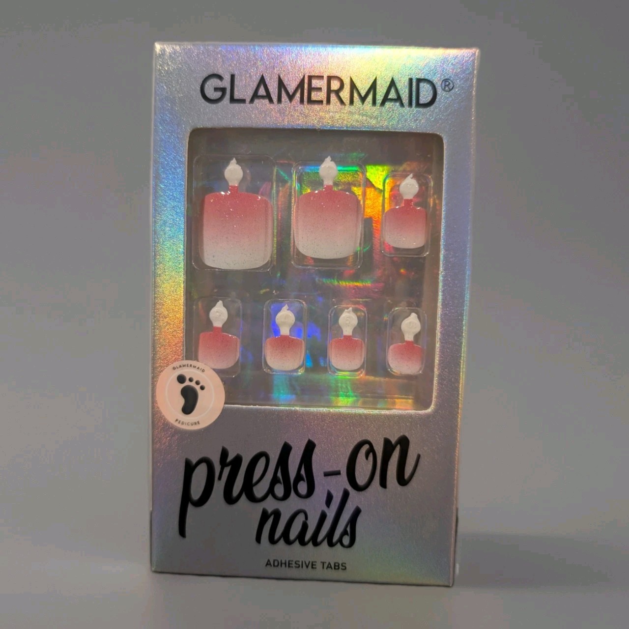 6 Press-On Nails & Nail Wraps Mixed Brands Lot of 6 Assorted Styles Mani & Pedi