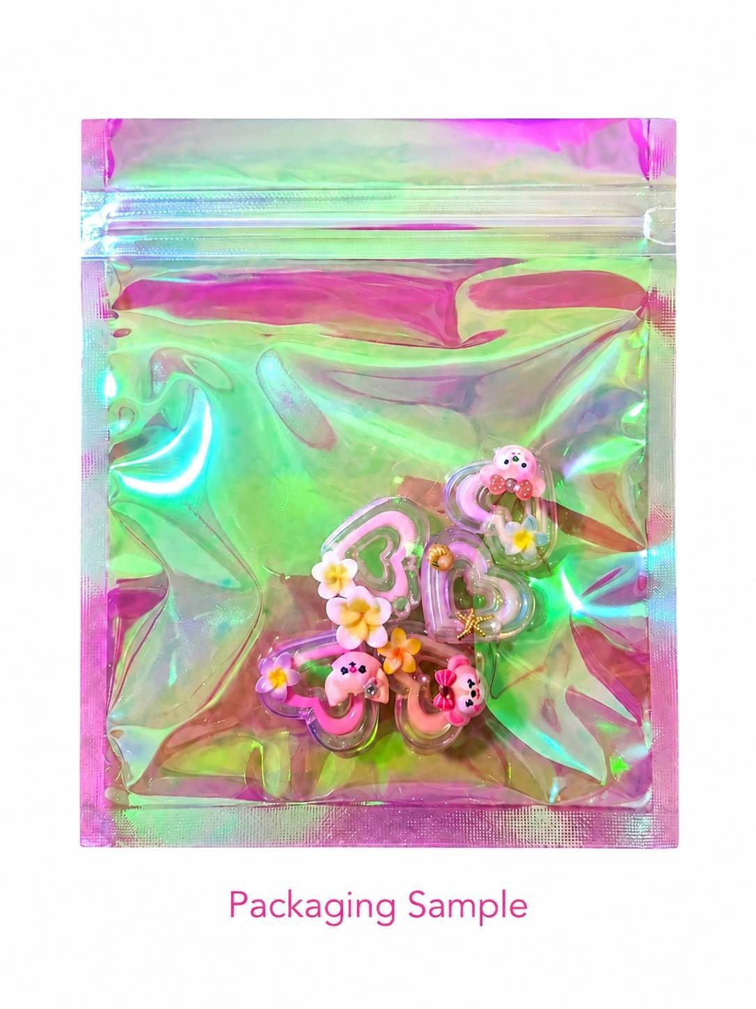 Japanese Handmade Kawaii Heart 3D Resin Nail Charms for Nail Art
