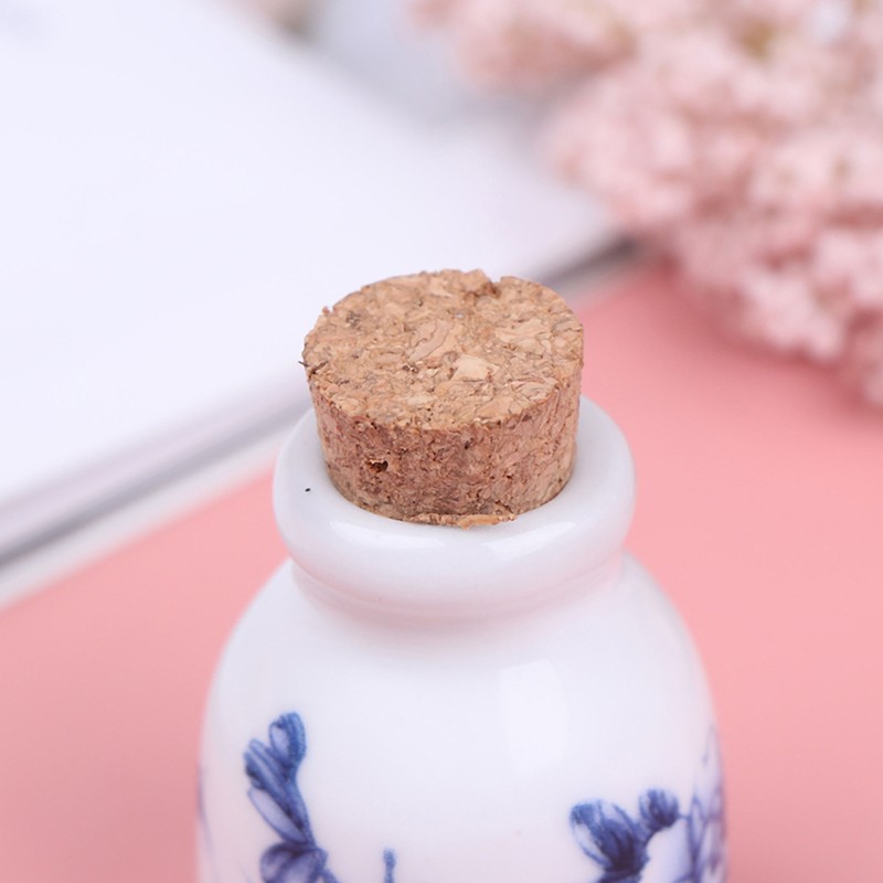Ceramic Glass Dappen Dish Bottle Liquid Glitter Bowl Cup With Wood Lid NTmd.N8