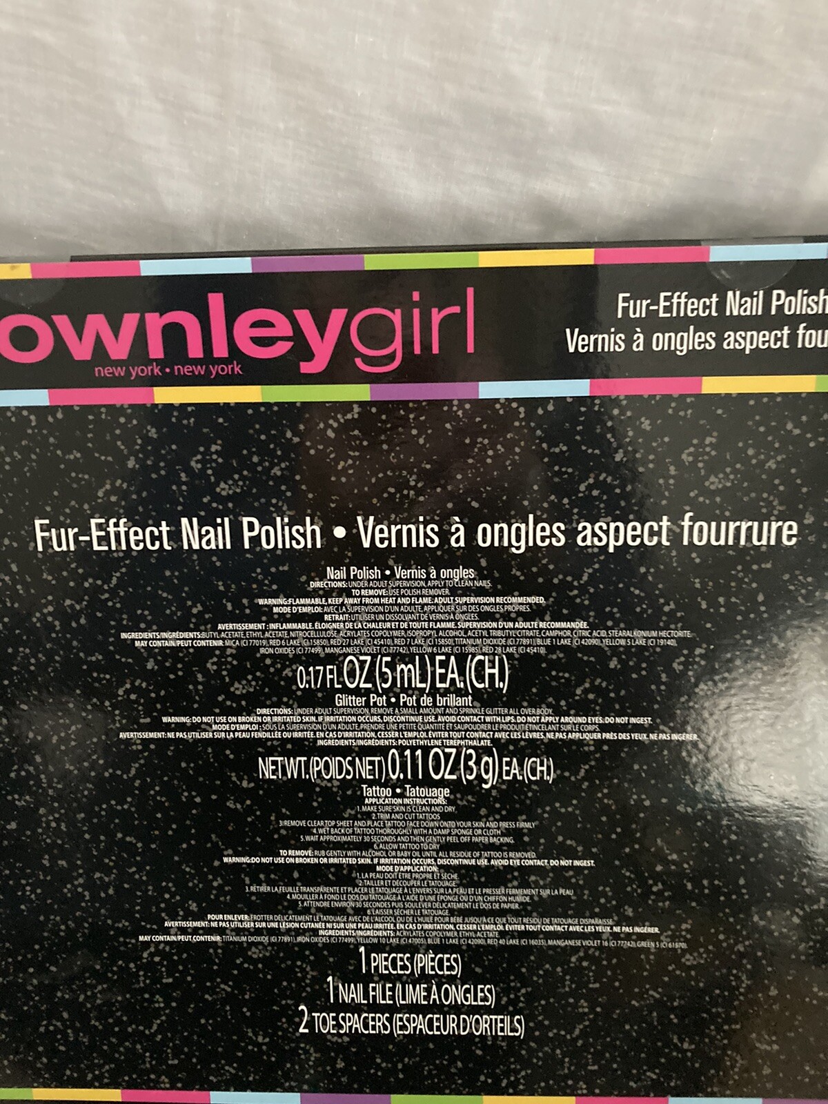Townley Girl Create Textured Finger Nails FREE SHIPPING