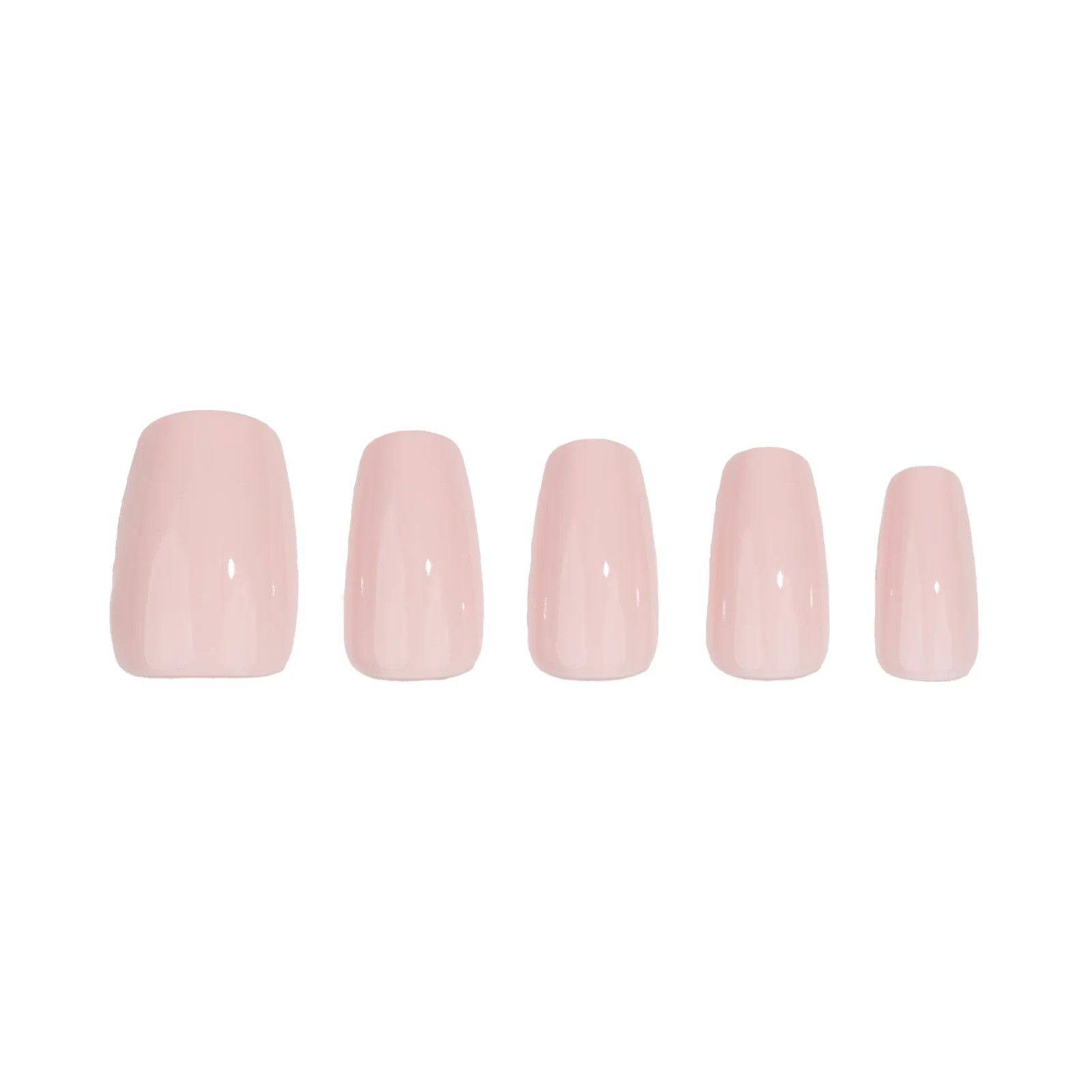 x2 Red Aspen – Nail Dashes Press-On Nails (On Point, Brier, Medium Coffin)