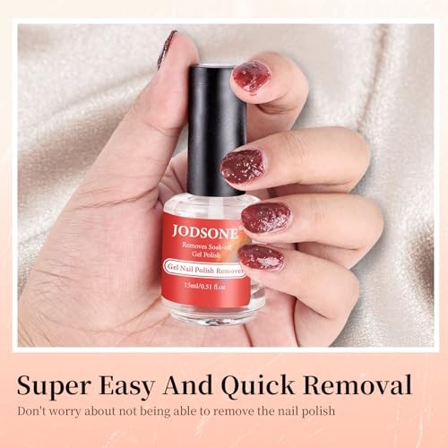 JODSONE Gel Nail Polish Remover Kit – Set with 15ml A04