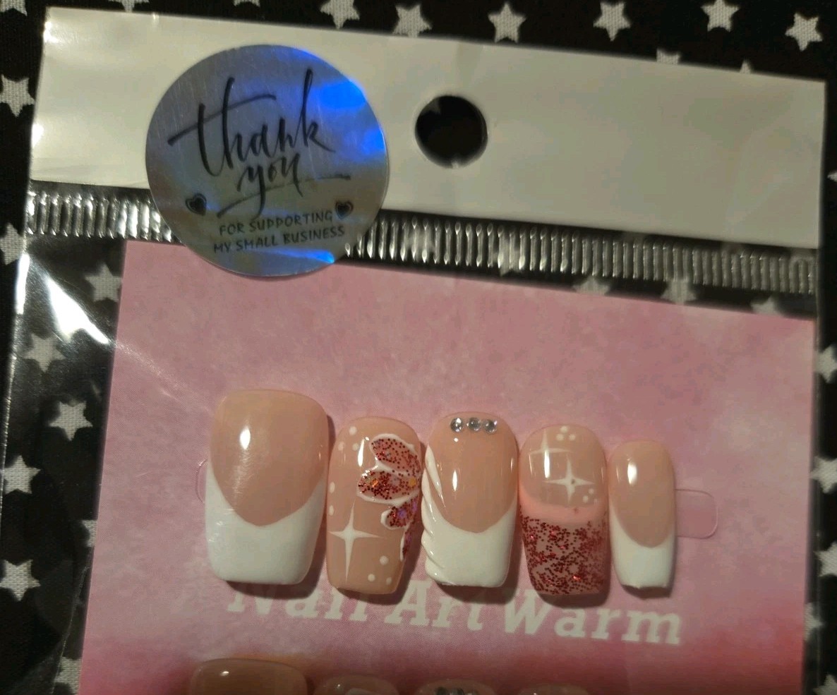 French Design “Unbranded” Press On Nails Size S