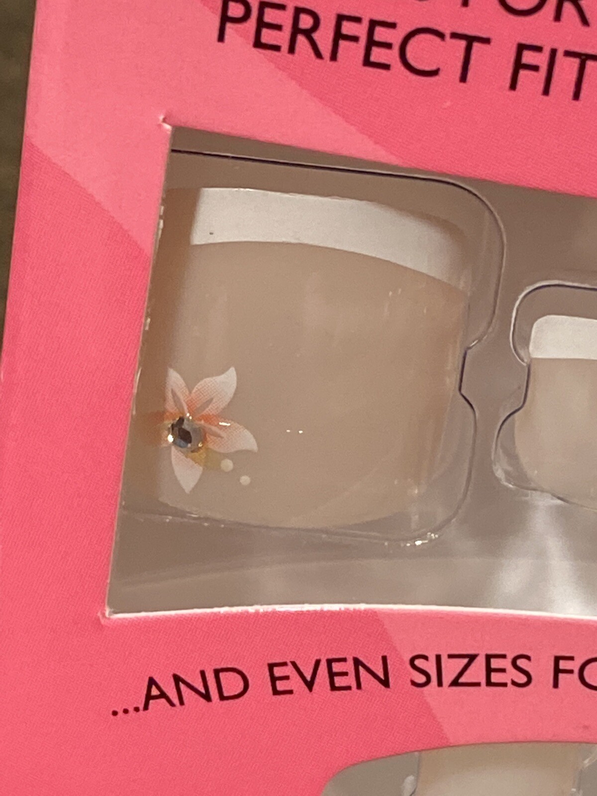 2 Fing’rs Dazzle Toez French 31062 Complete Toenail Kit with Sizes For Tiny Toes
