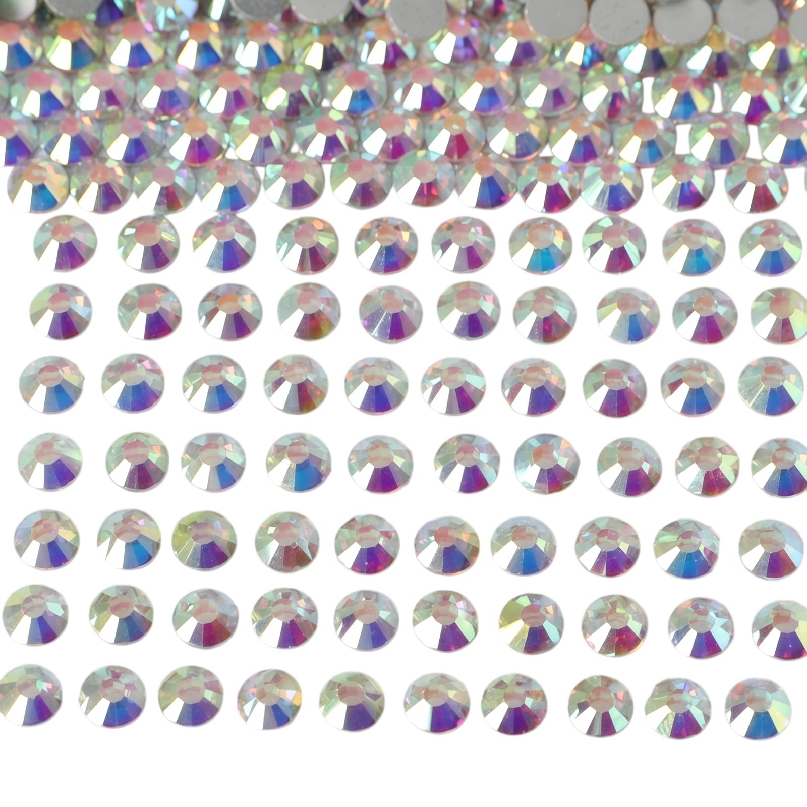 Diamonland Flatback Glass Crystal Rhinestones Rounds Gems for Bedazzling Nail…