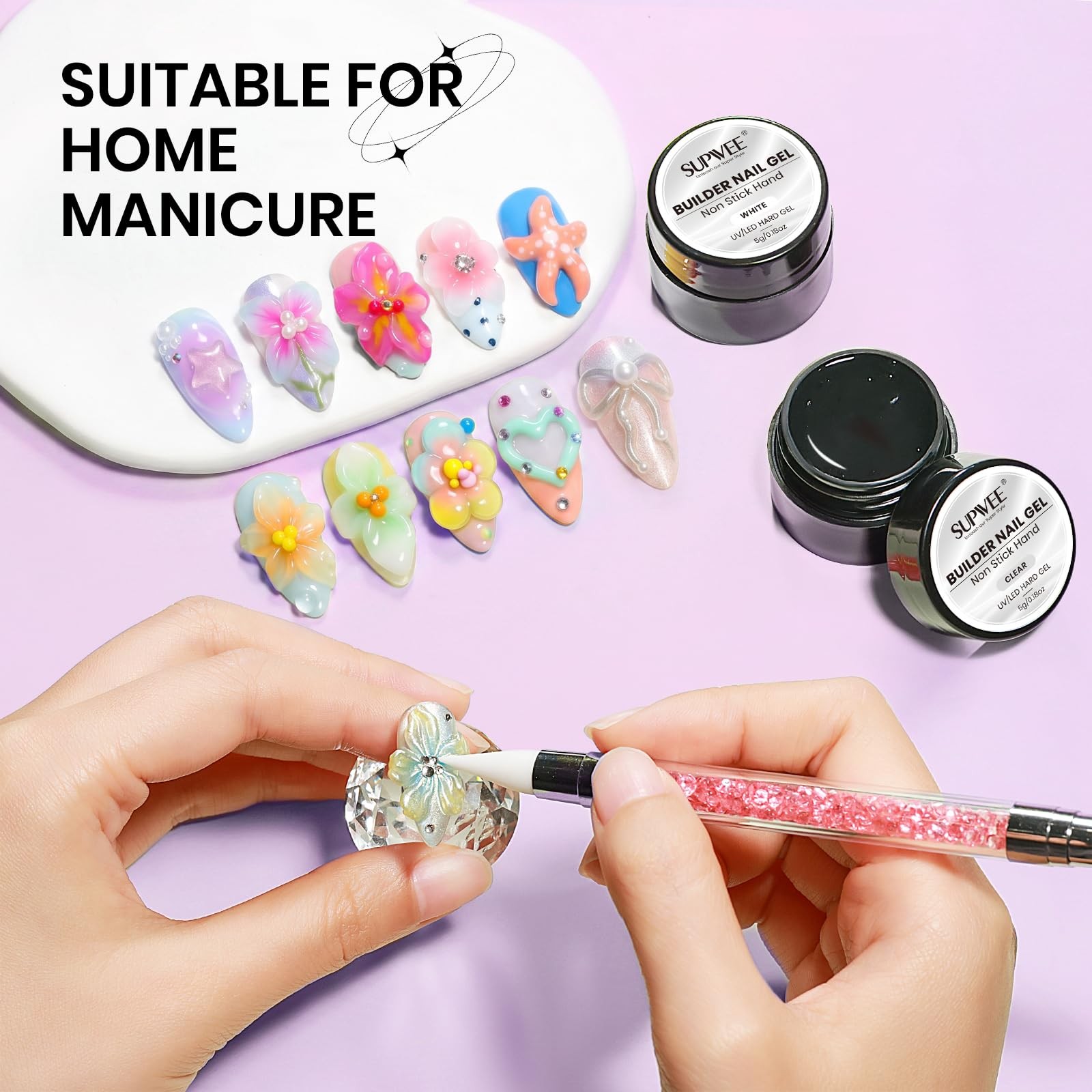 SUPWEE Clear White Sculpting Gel 5g