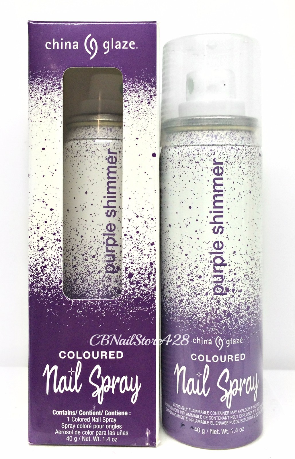 China Glaze Nail Lacquer – COLOURED NAIL SPRAY 1.4oz/40g – Choose Any Color