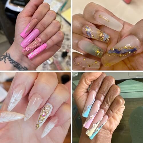 800 Pcs Nail Charms Art Charms Butterfly Nail 3D Nails Decoration Crafts DIY