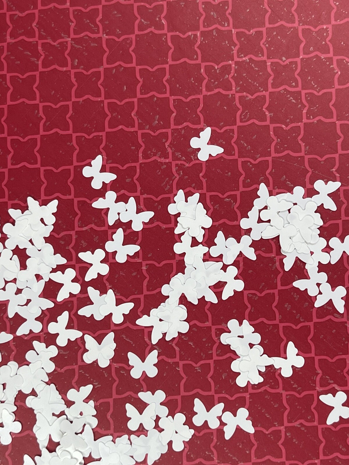 Butterfly 1 White Nail Glitter | 1 TSP | Gel Nail Art & Acrylic