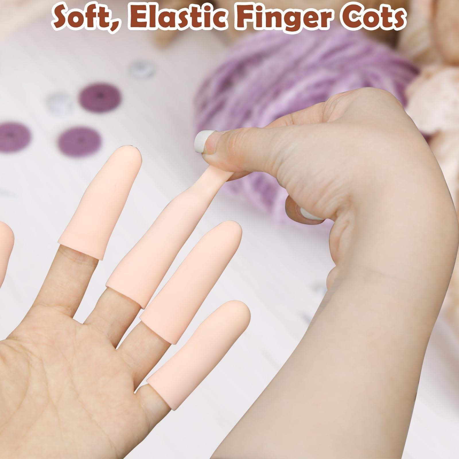 Protector de dedos de gel, fundas de silicona para las puntas de los dedos