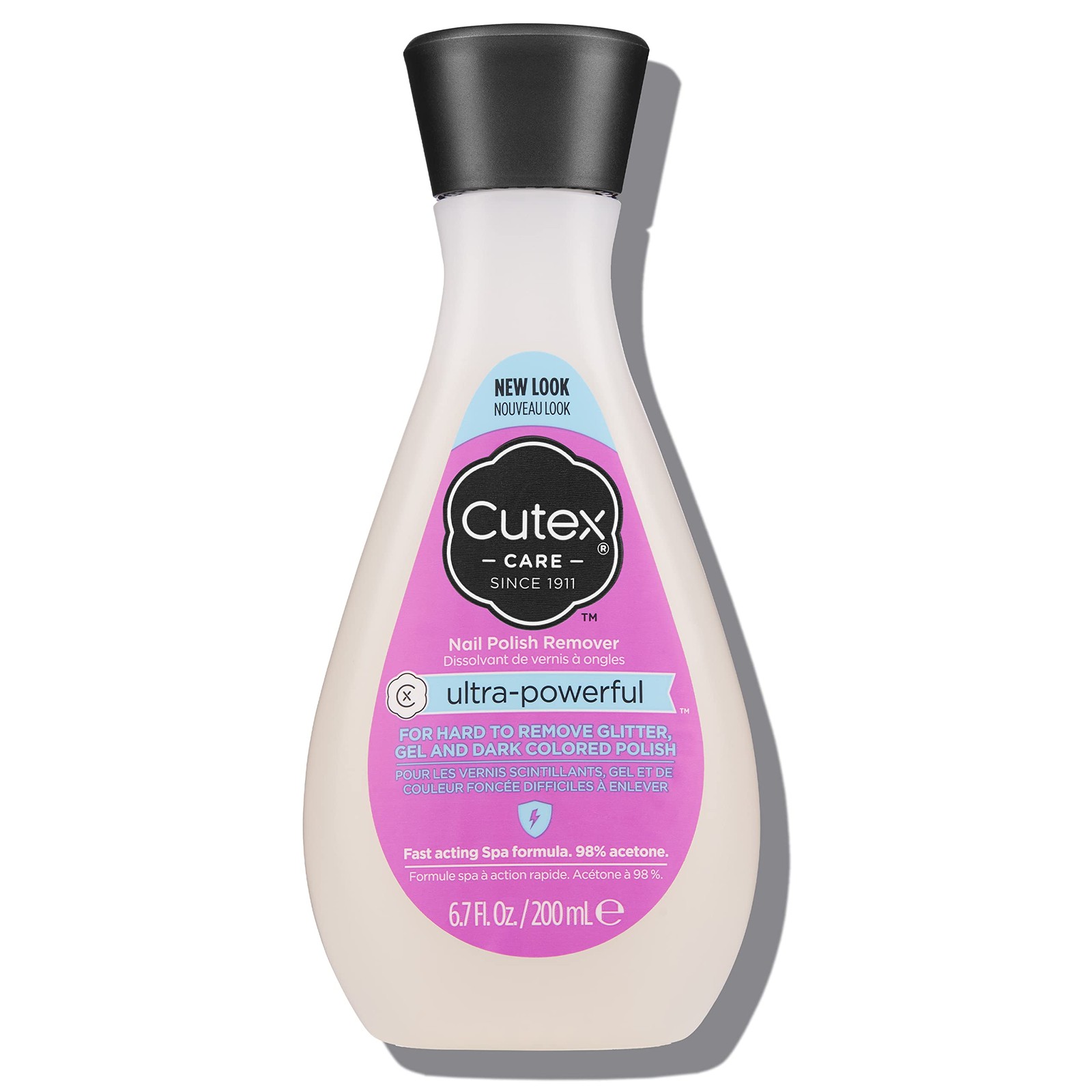 Cutex Gel Nail Polish Remover, 6.76 Fl Oz (Pack of 1), Cucumber Fragrance