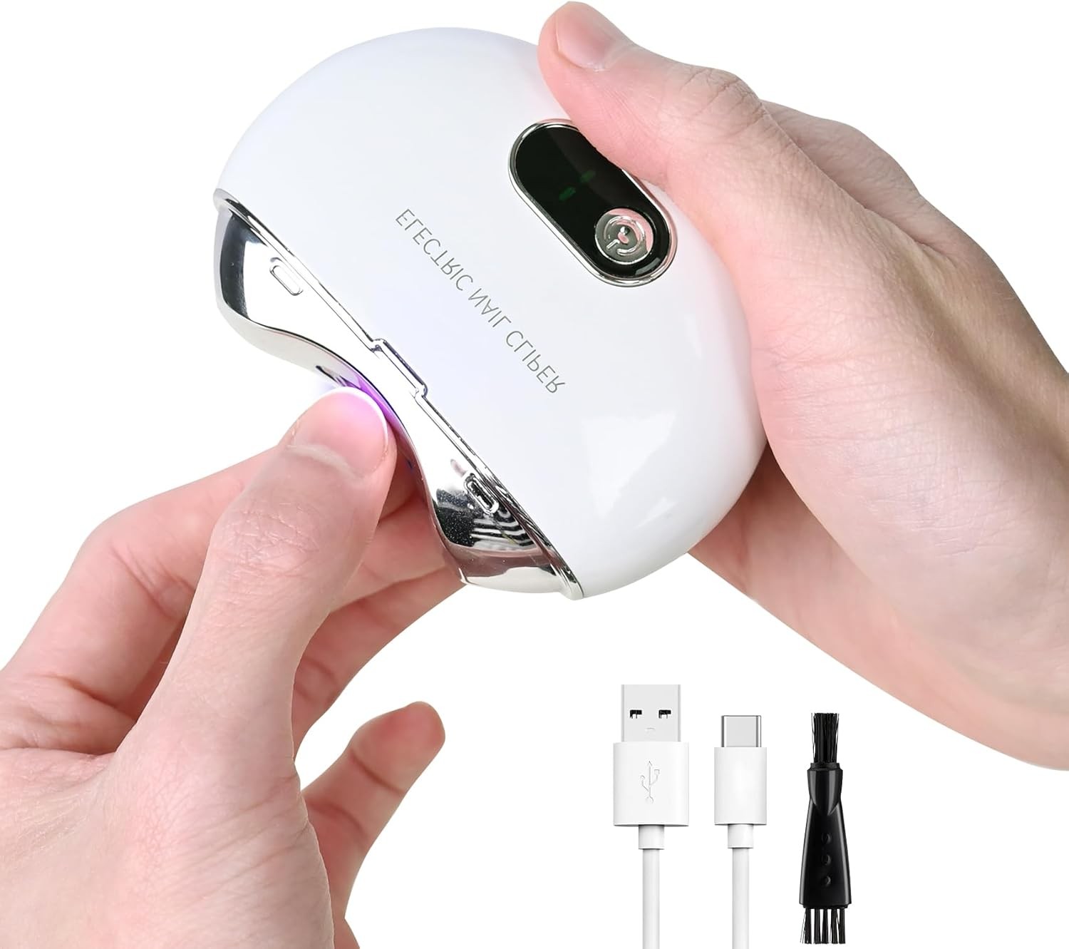 Electric Nail Clipper & Nail File Automatic Trimmer with 3-Speed