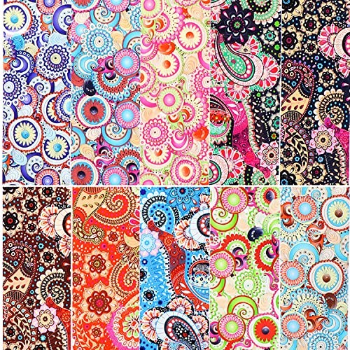 Holographic Nail Foil Transfer Stickers Decals, Colorful Nail Polish Bohemian