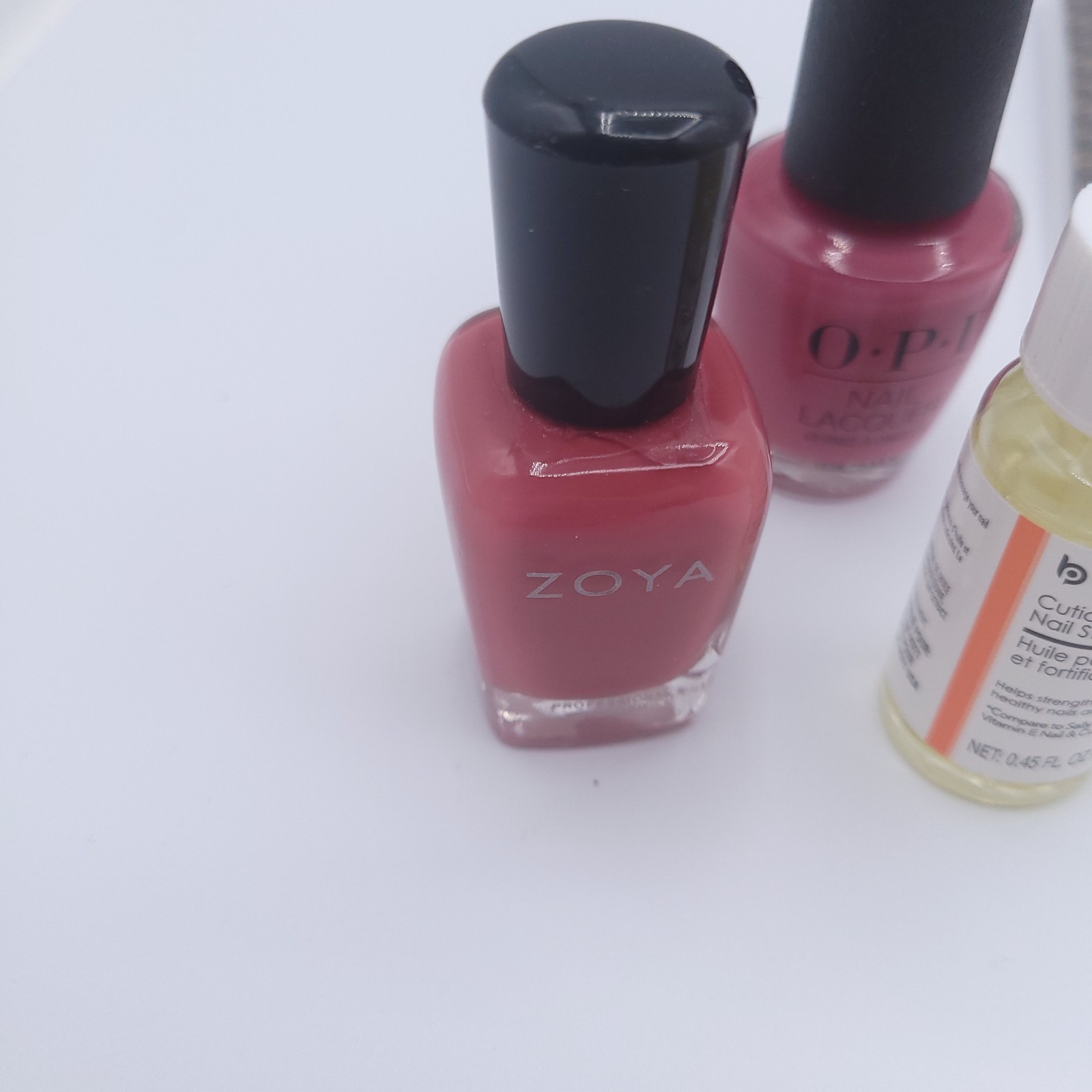 Una Gella and Color FX by Impress Nails OPI and Zoya Polish Cuticle Tool and Oil