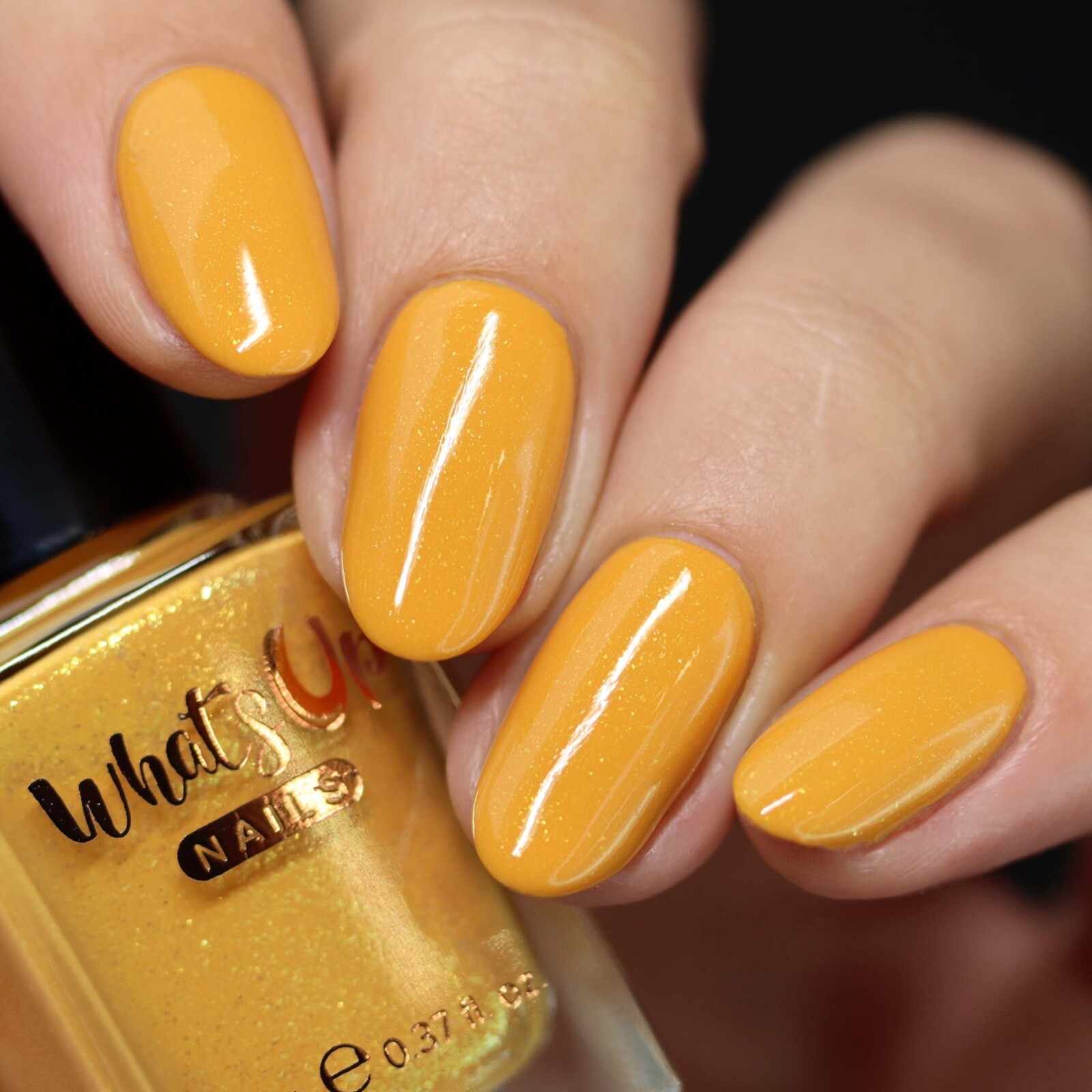Bear Trap Regular Polish (Mustard Yellow w/ Shimmer), Nail Polish for Nail Art