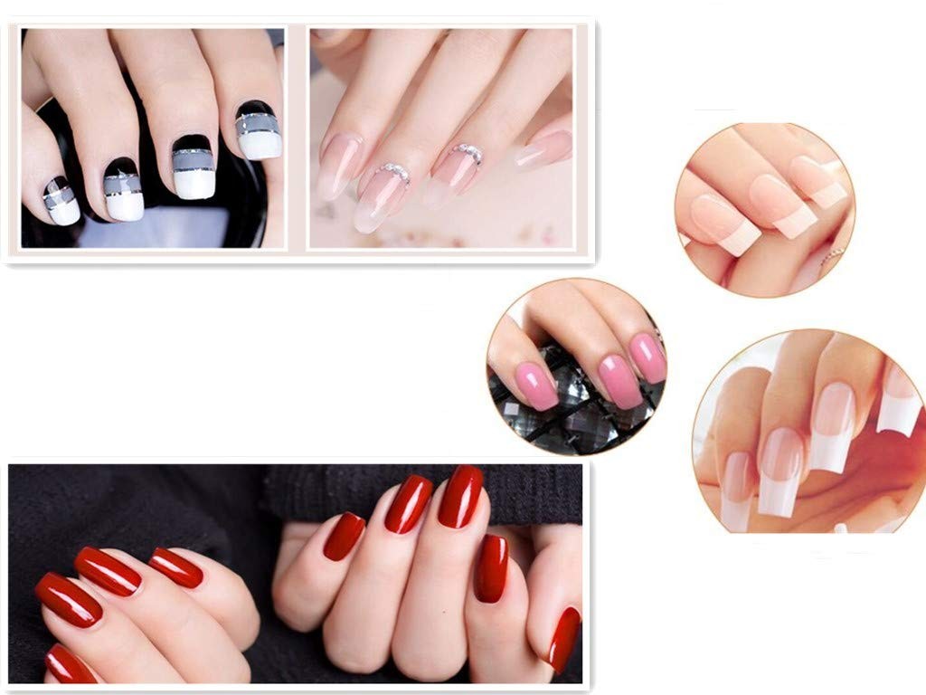 7pcs UV Gel Nail Brush Set Poly Extension Builder Nail Art Painting Pens