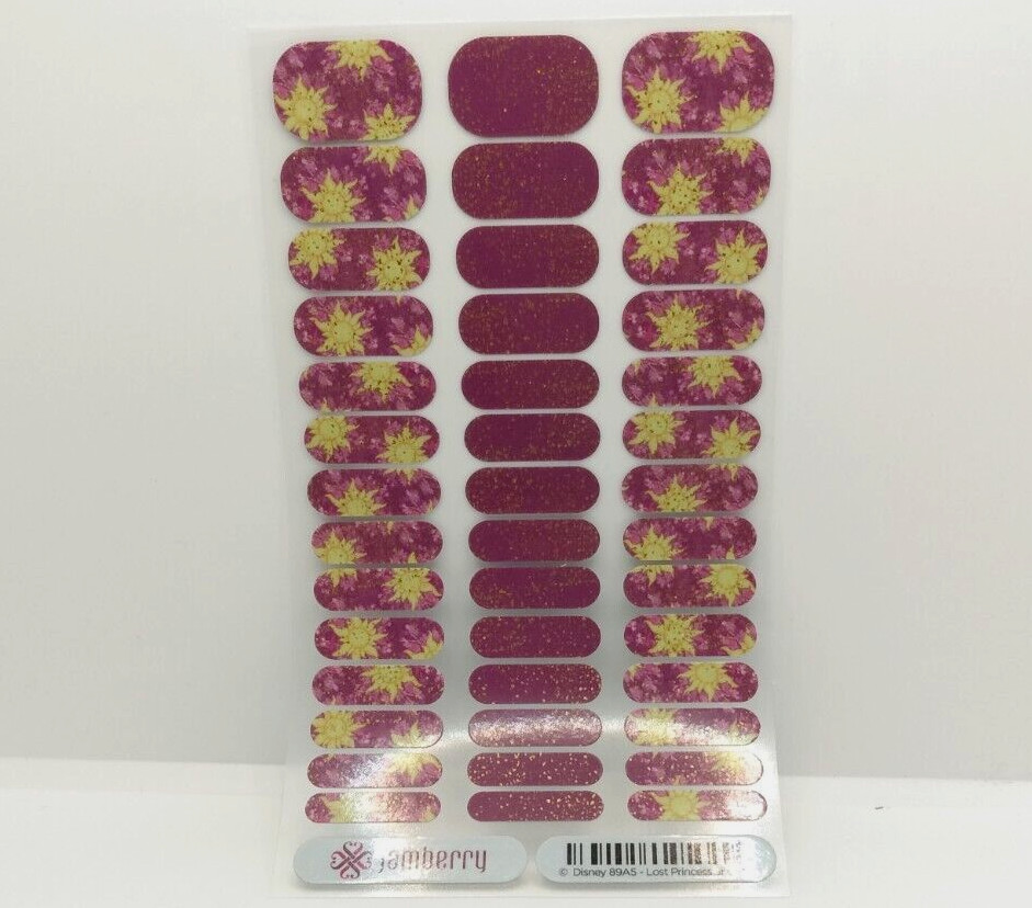 Jamberry Nail Wrap Rapunzel “Lost Princess Jr” Tangled Disney Full Sheet