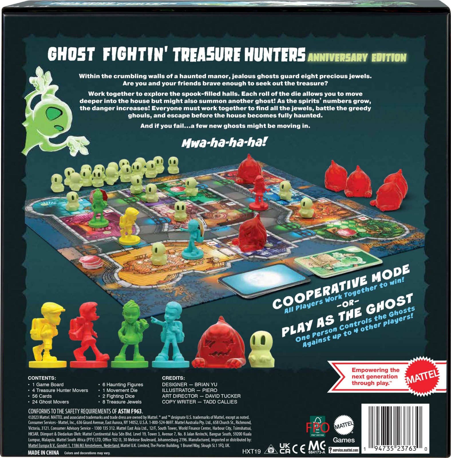 Mattel Games Ghost Fightin’ Treasure Hunters Anniversary Medium, Multicolor