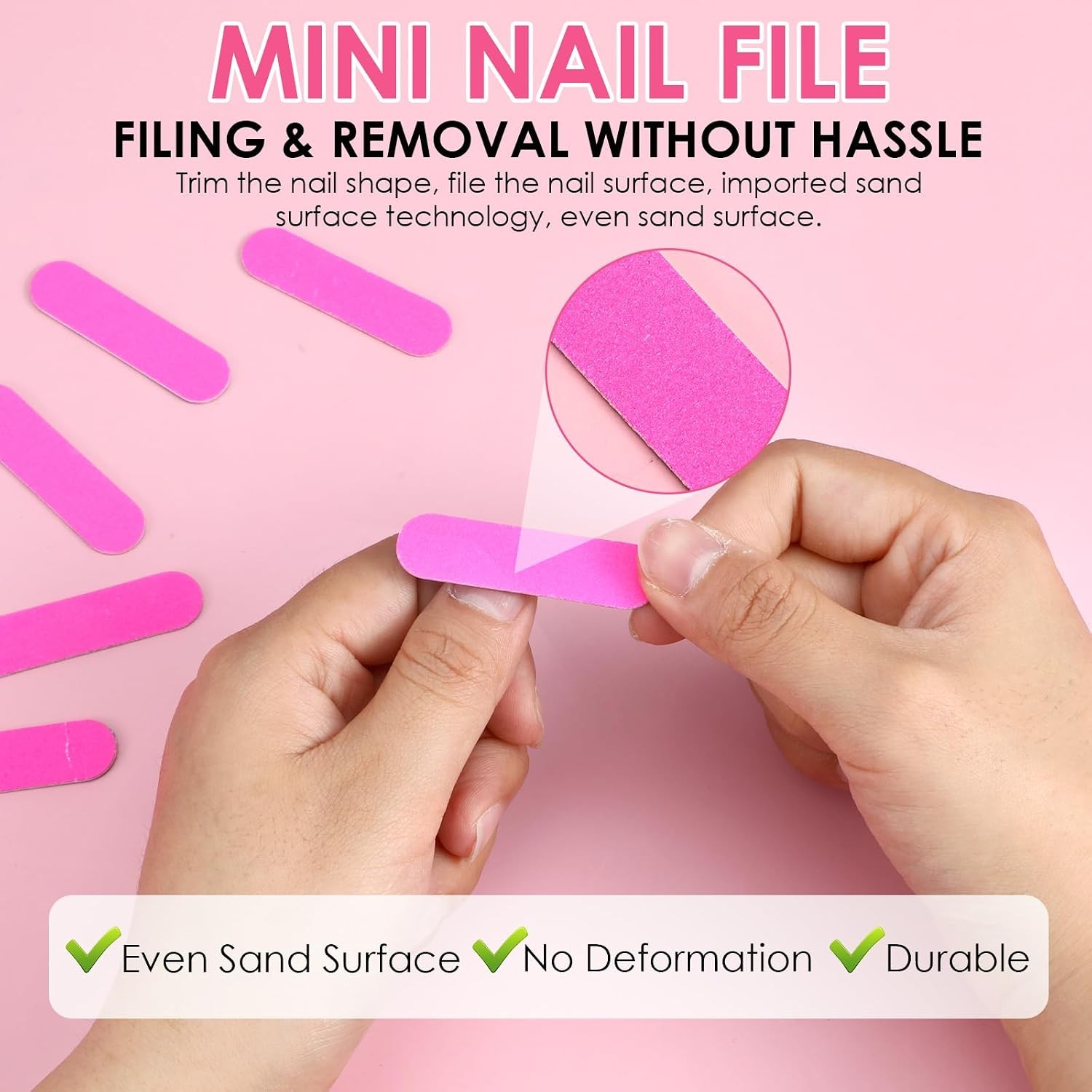 Press On Nail Prep Tool Kit For DIY Beginners And Nail Salon Business