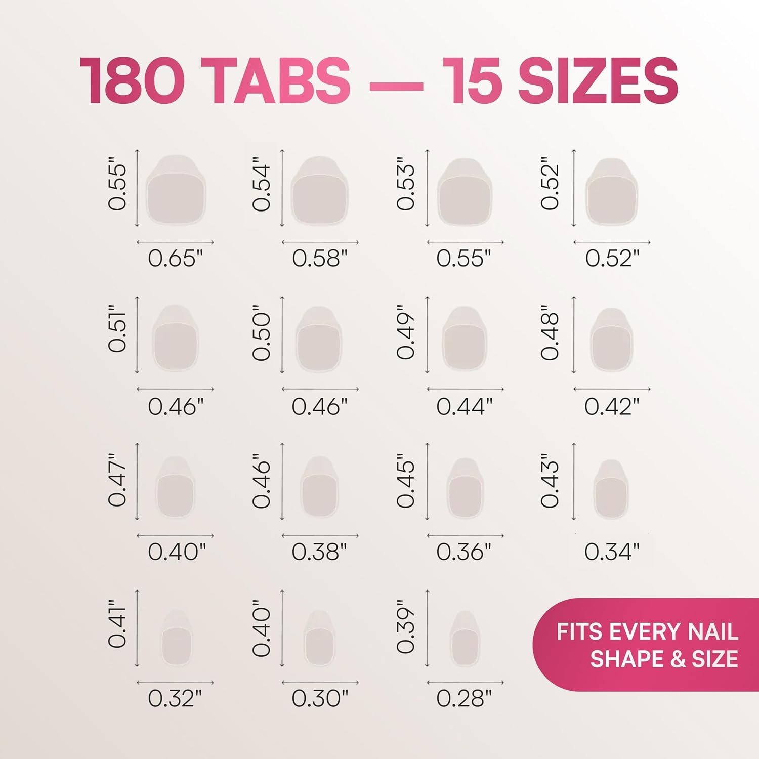 Extra Strong Nail Tabs for Press On Nails – Waterproof, Ultra-Thin Adhesive N…