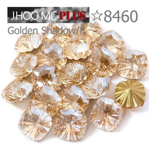 J.HOO Crystal 8460 Square V-Cut Fancy Rhinestones 8mm Nail Art (4pcs)