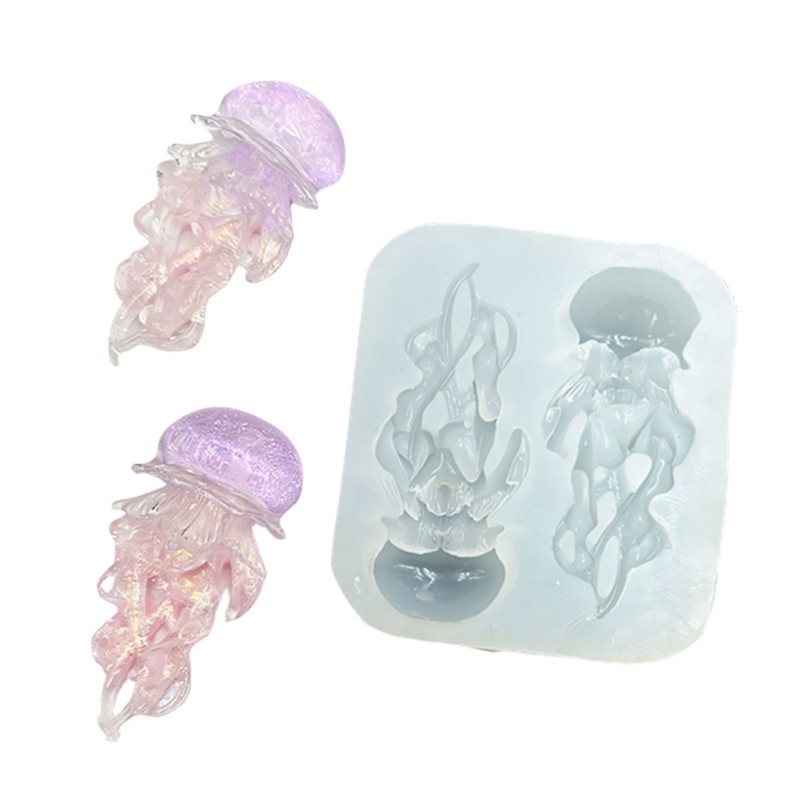 Jellyfish Shape Small Accessories Crafting Molds Present for Beauty Enthusiasts