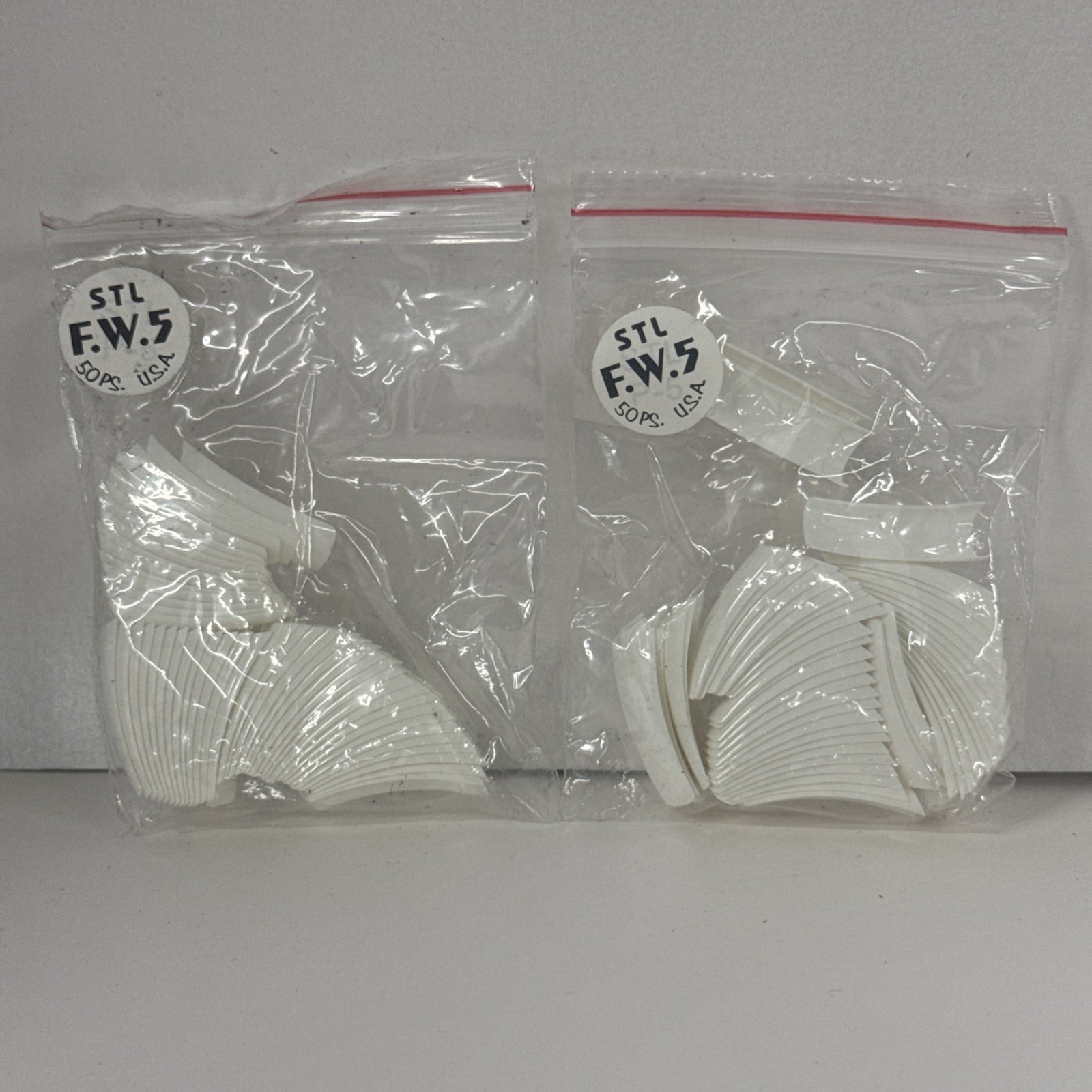 2 Pack- 50pc Clear Nail Tips- FW5