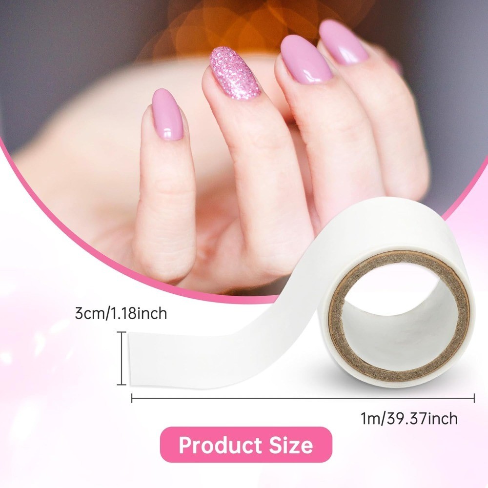 Self Adhesive Nail Repair Tape Silk Wrap for Gel Acrylic Nail Extensions