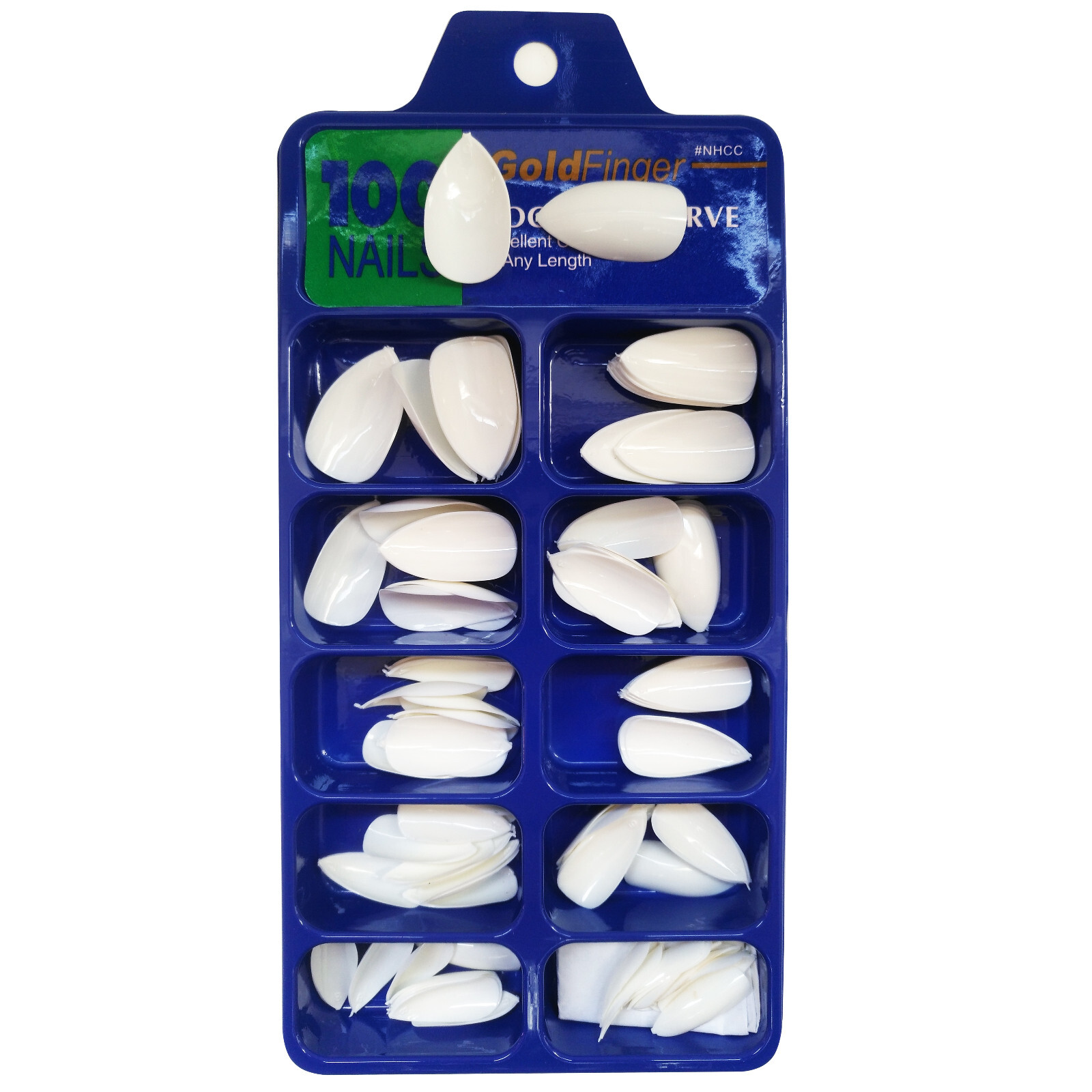 100pcs Acrylic French Nail Tips Clear/Natural/White For Nail Art