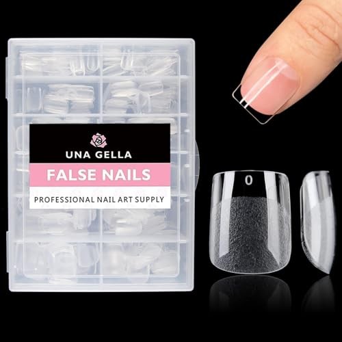 Extra Short Square Fake Nails 504pcs Pre-shape Extra Short Square XS Straight