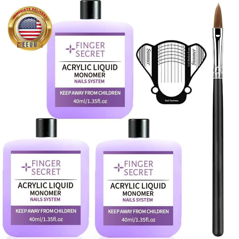 Arcylic Liquid Monomer 120Ml for Acrylic Nail Kit, Liquid Acrylic for Nails,Mono