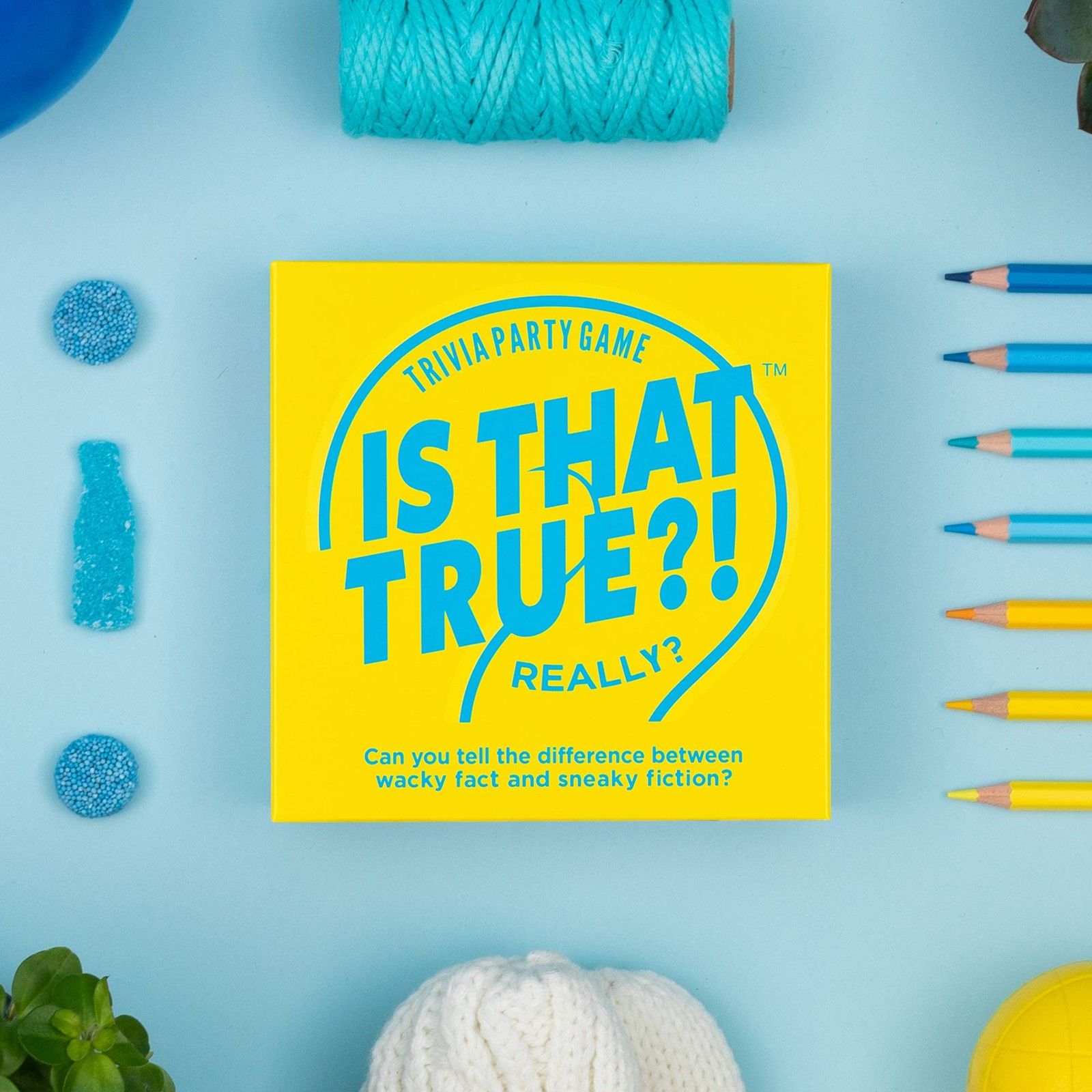 Hygge Games, is That True?! – Can You Tell The 5.7×5.7×1.8 inches, Yellow