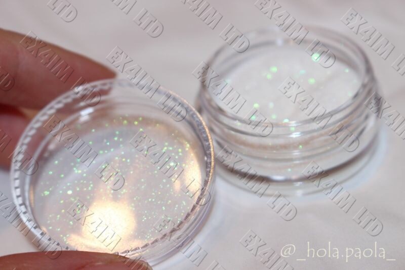 MERMAID EFFECT Nails Art Glitter Powder Magic Dust Glimmer Emerald Iridescent UK