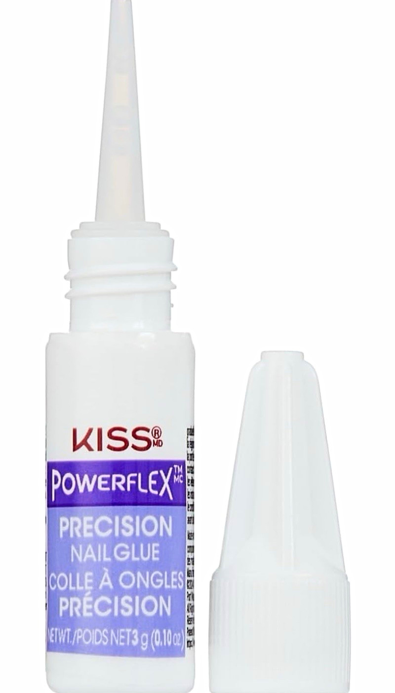 KISS PowerFlex Precision Nail Glue 3g Fast Drying Waterproof 62714 BGL311
