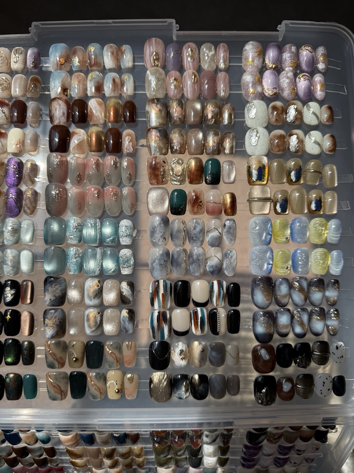 Brand new handcrafted press-on nails – 60 sets, size M
