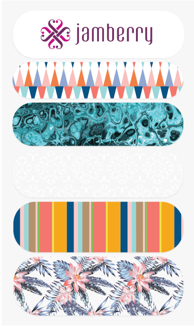 SALE – $4 half sheets! JAMBERRY Nail Wraps – *Around the World* Designs