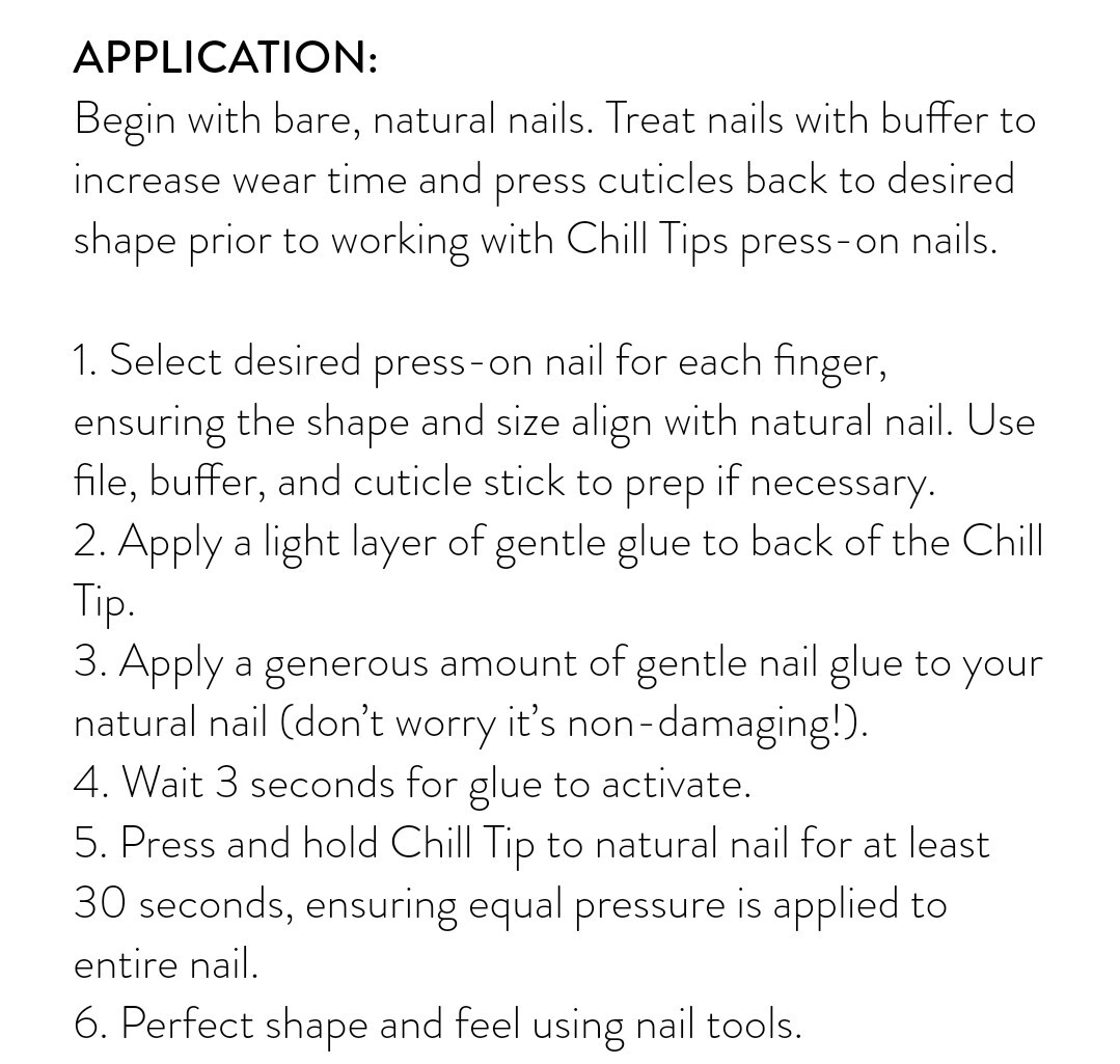 Chillhouse Chill Tips Freelance Gig Almond Shaped Press On Nails