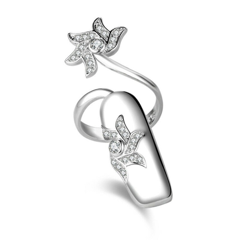 Fingernail Ornament Unique Creative 2pcs Korean-Style Temperament Nail Ring